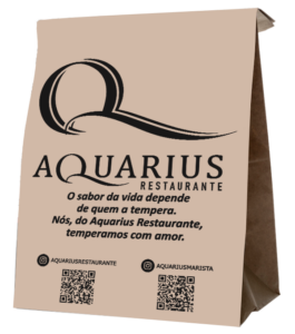 mockup para sacos kraft - aquarius